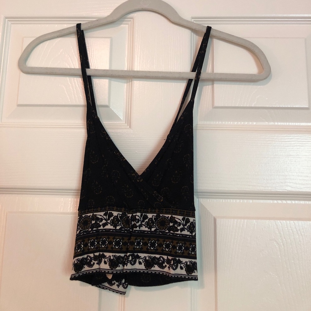 Forever 21 patterned crop top
